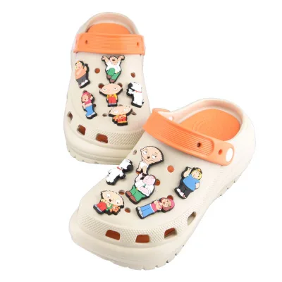 Wholesale Cartoon Pvc Shoe Charms Cute Peter Diy Clogs Shoe Charms Custom Design Charms