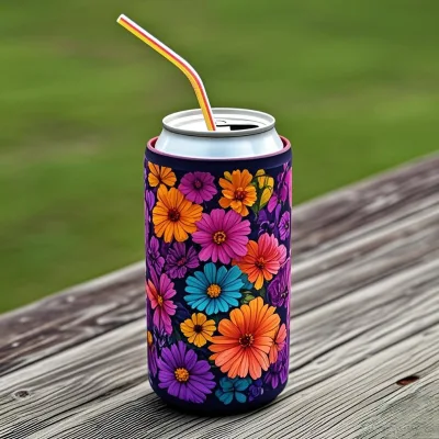 Quality Perfection Waterproof Insulated Neoprene Can Cooler Sleeves 16oz Eco-Friendly 3mm Thickness for Beer & Energy Drinks