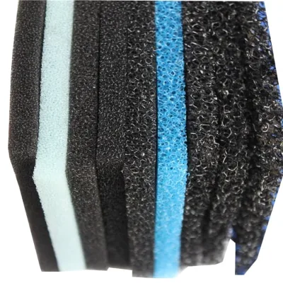 FRESH Factory Customized Multicolor Optional Open Cell PU Foam Sheet 10-60ppi Reticulated Filter Sponge 1m*2m