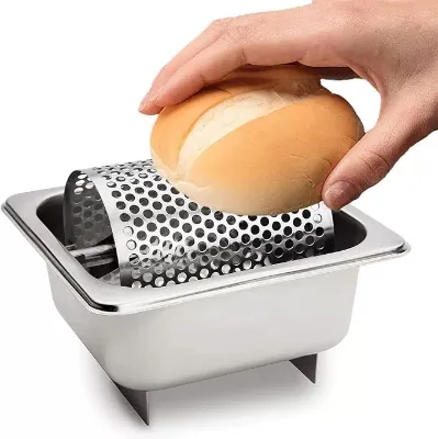 Large Capacity Stainless Steel Butter Spreader Wheel Home Kitchen Metal Butter Roller for Even Spread