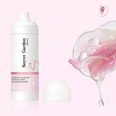 Private Label Rose Aloe Vera Yoni Spray Feminine Hygiene Herbal Remove Odor Anti Itching Lactic Acid Intimate Vaginal Spray