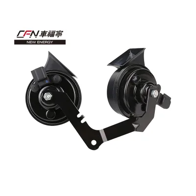OEM 1716494-00-A Dual Tone Electronic Snail Horn with Tweeter and Plastic Bracket for Tesla Model Y High/Low Tone Car Horn