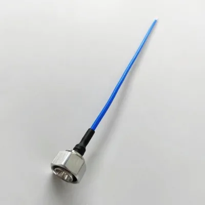 280mm Jumper Semi-flexible FEP Jacket .141" Cable Assembly With MINI DIN 4.3/10 Male Straight Connector to Prepared Probe Side