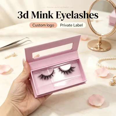 Lashes Wholesale Mink 25mm Dramatic and Fluffy 3D Lashes 25 mm Mink Eyelash Factory Supply Vegan Eyelashes Custom Logo
