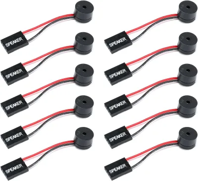 10PCS Mini Plug Speaker for PC Internal BIOS Computer Motherboard Mini Onboard Case Buzzer Board Beep Alarm NEW