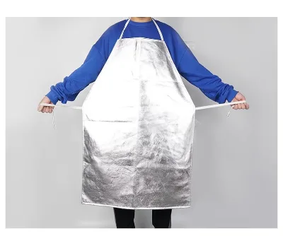 Aramid Lining Fabric  High Temperature Resistant Coat Smelting Anti-scalding1000℃ Aluminum Foil Fireproof Insulation Apron