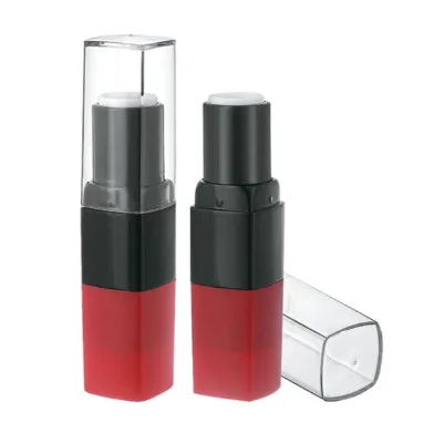 Factory Direct Supply Cosmetic Packaging Plastic Lipstick Tube / Square Lipstick Tube