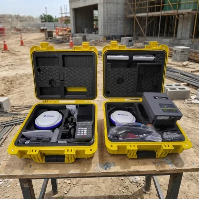 Sinding X7 Tilt Angle Measurement GNSS Rover Cm-Level Precision RTK Receiver IP67 -30~65 Supporting Multiple Languages