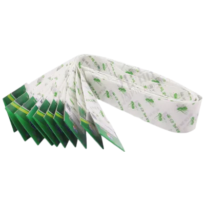 Sticky Fly Tape 100 Strips/Box Double-sided Adhesive Fruit Pattern 50%-80% Active Ingredient Attracts Flies Indoors/Outdoors