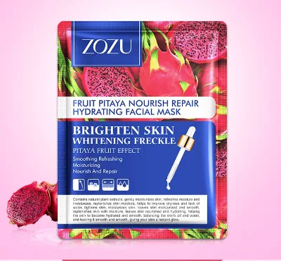 Whitening Moisturizing Facial Mask Fruit Plant Soothing Olive Rose Seaweed Anti-Aging Sheet Face Mask