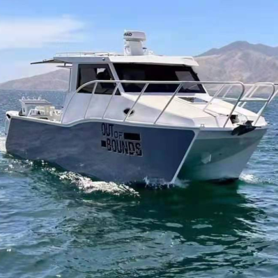 Sailboat Catamaran  Console Fishing Boat Catamaran Sport Fishing Boat