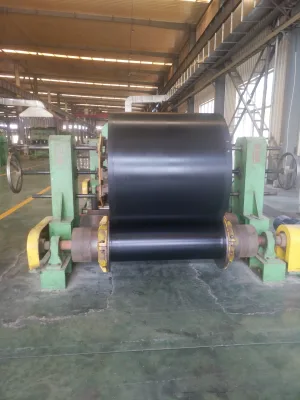 NBR Compound Oil Resistant Conveyor Belt Stable Anti-Oil Low Abrasion for Underground Coal Mine Greasy Raw Coal Transport