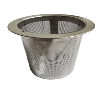 Stainless Steel 304/316 Tea Infuser Classic Design Eco-Friendly 500ml Capacity Tea Strainer Custom Logo Mesh Home Kitchen Use
