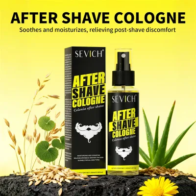 Professional Barber After Shave Cologne Spray Aloe Barbadensis Extract Refreshing Mens Aftershave Perfume for Man Skin Care