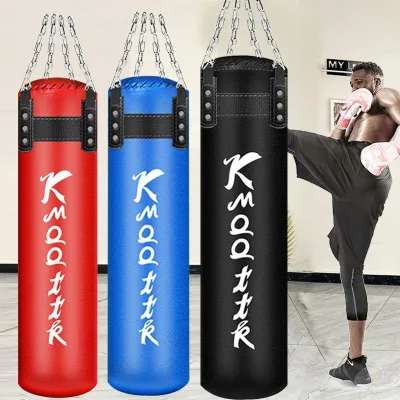 M0092 Wholesale Fitness Training Equipment Customizable Logo Hanging Kick Boxing Punching Bag Various Specifications Adult Bag