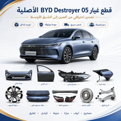 Premium BYD Destroyer 05 Spare Parts Supplier | OEM Quality Components for DM-i Sedan (Bumper/Headlight/Hood/Fender/Door)