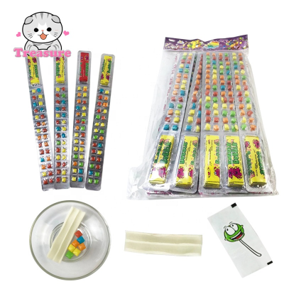 Mini Bubble Gum Fruit Chewing Gum Vc Gum