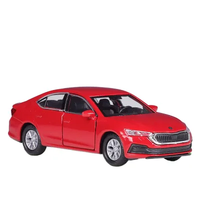 WELLY 1:38 Skoda Octavia Plastic Alloy Car Model Pull-Back Feature