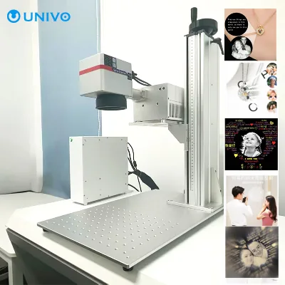 UNIVO UBMU-K2U5 Desktop Version UV Micro Carved Laser Engraving Machine-Compact 355nm Water Cooling for Glass Jewelry Chip