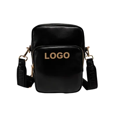 Luxury Waterproof Leather Crossbody Messenger Bag for Men and Ladies Designer Custom Logo Hot Sale Daily Use Shoulder Bag
