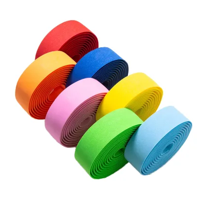 Durable Road Bike Bar Tape Handlebar Carbon/Chrysanthemum Pattern Soft EVA/PU Wrap Tape with Anti-Vibration for Road Bicycles