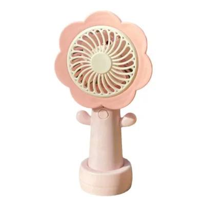 USB Electric Portable Mini Fan Customizable Gift with Three Wind Speeds Battery-Powered 6-8h Runtime for Home Car Hotel Use