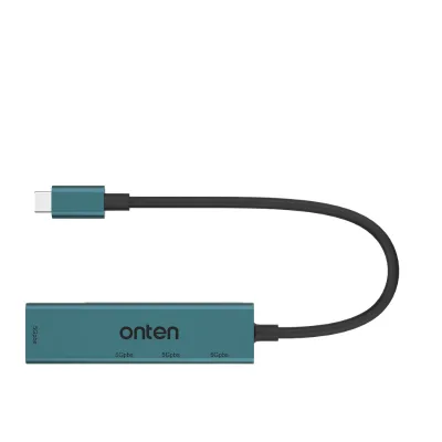4 in 1 Type-C to USB3.0*4 Hub 5Gbps Speed Metal Aluminium Alloy Multi-Function Data Transfer In-Stock USB Hubs