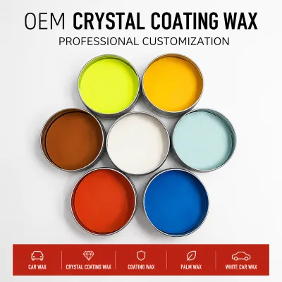 OEM ODM Car Solid Wax Car Paint Protection Crystal Wax Long Lasting Shine Scratch Resistant Auto Care Factory Supply