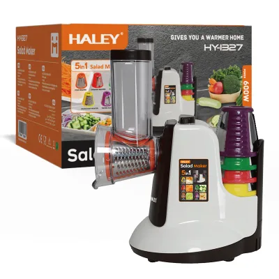 HALEY Multifunctional Salad Maker 5-in-1, Electric Slicer Shredder for Fruits and Vegetables