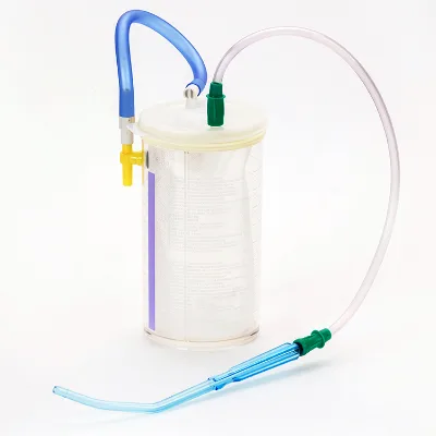 Factory Supply OEM CE PVC Medical Disposable Yankauer Suction Connecting Tube with slip Resistance Connectors