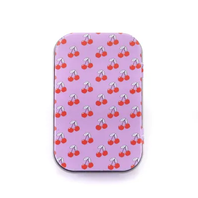 Custom Rectangle Shape Mini Large Rectangular Tin Containers Hinged-Lid Pack Can Box Classic Design Portable Classic Style Lids