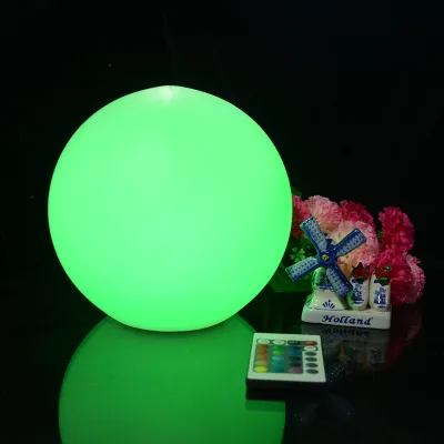 PE Plastic 50cm Led Waterproof Orb LED Garden Ball Swimming Pool Ball Light Christmas Led Balls Garden Lights Led Solar
