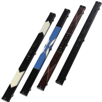 3/4 English Snooker Split Pool Cue Box Small Head Table Cue with Five Leather Colors Minimum Order 1 Piece for Billiard Sport
