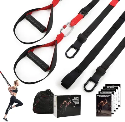 Sling Trainer for Home Workout,Durable Strength Fitness Suspension Trainer Straps Sling Trainer
