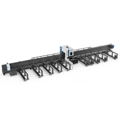 FINCM Heavy Machinery Industrial 6000w 3000w Bochu HYPcut System 5 Axis Fully Automatic Bevel Tube Laser Cutting Machine 12M
