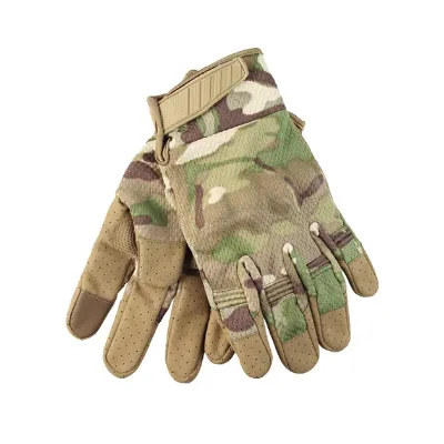 Touchscreen Protective Durable Training Gloves Tactical Full Finger Impact Resistant Breathable Nylon Sports Gloves for Men