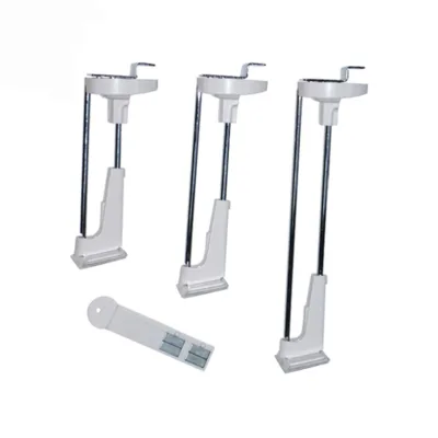 White EAS Anti-Theft Peg Hook for Mobile Phone Accessories Wall-Mounted Supermarket Shelf Display Slatwall Hook Lock