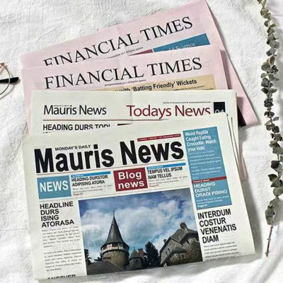 HG25 Newspaper Printing Customization Black And White Printing Newspaper Advertising Full Color Printing Newspaper