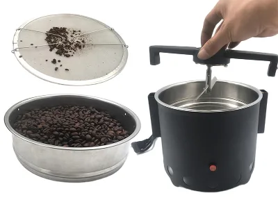 500g 110v/220v Rotating Electric Coffee Bean Roaster Kit Coffee Roasting Cooling Coffee Bean Cooling Tray