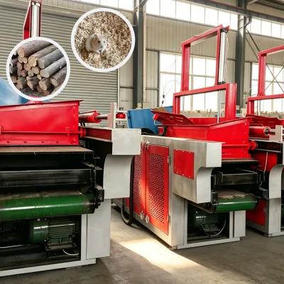 Heavy Duty Wood Shaving Machine for Logs Branches Waste Wood Processing Animal Bedding Manufacturing