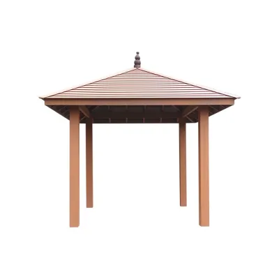 Prima WPC Composite Pergola-Waterproof Outdoor Structure for Courtyard Use