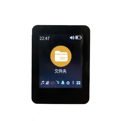 Portable Mini MP3 Player with FM Radio Multifunctional Music & E-Book Player Supports TF Card & Wireless Playback