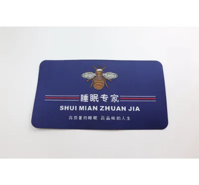 Mattress Label the New Direct Sales Person Design Mattress Woven Label Can Be Wholesale Bed Woven Label