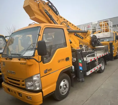 Large Brand 30 Meter Aerial Work Platform New Condition Diesel Fuel Manual Transmission