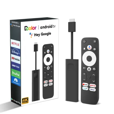 TV Stick 4K Ultra HD Android TV 11 with Google Voice Remote Control Streaming Media Player Chrome-cast Built-in 2GB16GB TV Stick