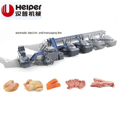 Chicken Processing Machine Chicken Marinator Machine Chicken Meat Injection and Massaging Machine Line