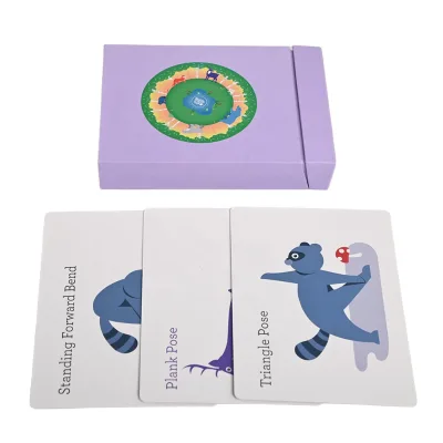 Children's Creativity Recycled Paper Flash Cards Animals Fruits and Vegetables Children's Educational