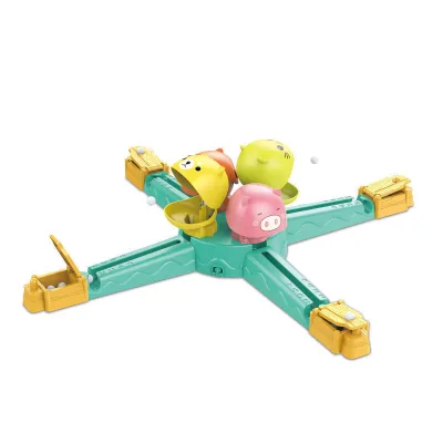 Bemay Toys Pinball Game Shooting Table Game 4-Player Board Game with Light and Music