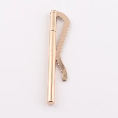 80mm Gold Metal Men's Wallet Spring Money Clip for Purse Cash Clip