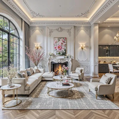 Bespoke Space Planning Optimized Layout Interior Design Family Villa Custom Furniture Service
